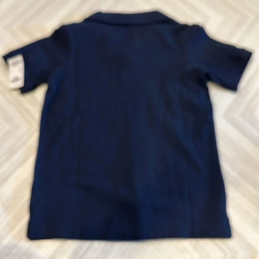 OshKosh B’gosh Navy Blue Boys Collared Short Sleeve Shirt